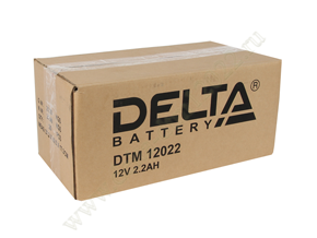 Закрытая коробка с аккумуляторами Delta DTM 12022